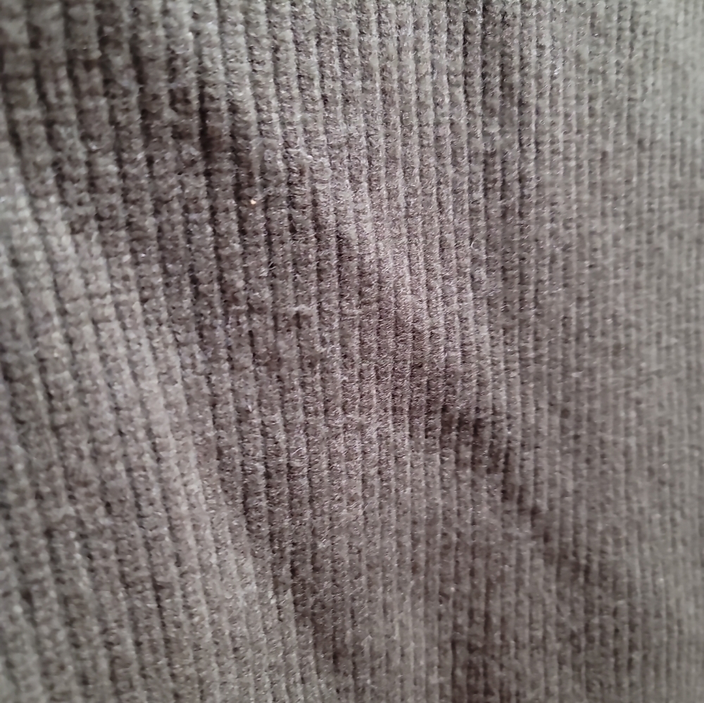 L.L. Bean Merino Lambswool Heavy Sweater Large Tall Green Quarter Zip - Picture 5 of 8